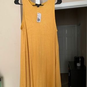 Mustard Forever 21 sleeveless dress